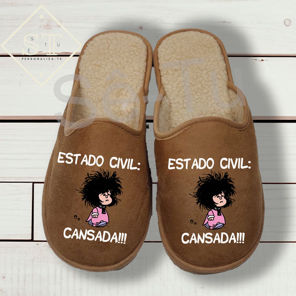 Chinelos Mafalda, Estado Civil - Cansada - Sê-Tu